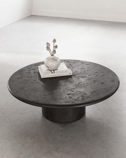 DTP Home Coffee table Silo PEPPER,35xØ100 cm, mortex