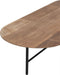 DTP Home Coffee table Soho TEAKWOOD,35x150x60 cm, recycled teakwood top