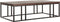 DTP Home Coffee table Timber rectangular,35x120x70 cm, mixed wood