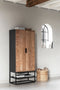 DTP Home Cupboard Cosmo, 2 doors,180x80x40 cm, recycled teakwood