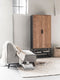 DTP Home Cupboard Cosmo, 2 doors,180x80x40 cm, recycled teakwood