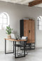 DTP Home Cupboard Cosmo, 2 doors,180x80x40 cm, recycled teakwood