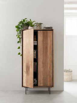 DTP Home Cupboard Metropole low, 2 doors,180x90x45 cm, recycled teakwood