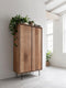 DTP Home Cupboard Metropole low, 2 doors,180x90x45 cm, recycled teakwood
