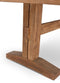 DTP Home Dining table Borgo rectangular,78x280x100 cm, 8 cm top with split, recycled teakwood