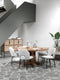 DTP Home Dining table Castello round,78xØ160 cm, 6 cm top, recycled teakwood