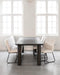 DTP Home Dining table Clio rectangular 260 PEPPER,76x260x100 cm, mortex