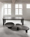 DTP Home Dining table Clio rectangular 260 PEPPER,76x260x100 cm, mortex