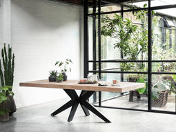 DTP Home Dining table Lincoln rectangular,77x260x100 cm, recycled teakwood
