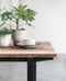DTP Home Dining table Odeon rectangular,78x200x90 cm, recycled teakwood