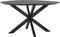 DTP Home Dining table Shape round BLACK,78xØ150 cm, recycled teakwood