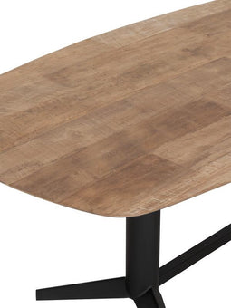 DTP Home Dining table Soho rectangular 210 TEAKWOOD,76x210x110 cm, recycled teakwood top