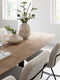 DTP Home Dining table Soho rectangular 260 TEAKWOOD,76x260x110 cm, recycled teakwood top