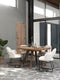 DTP Home Dining table Tradition round,78xØ140 cm, 6 cm top, recycled teakwood