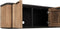 DTP Home Hanging TV stand Soho large, 4 doors, 2 drawers,42x230x40 cm, recycled teakwood and mortex