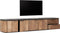 DTP Home Hanging TV stand Soho large, 4 doors, 2 drawers,42x230x40 cm, recycled teakwood and mortex