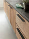 DTP Home Hanging TV stand Soho large, 4 doors, 2 drawers,42x230x40 cm, recycled teakwood and mortex