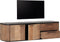 DTP Home Hanging TV stand Soho small, 2 doors, 2 drawers,42x150x40 cm, recycled teakwood and mortex