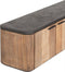 DTP Home Hanging TV stand Soho small, 2 doors, 2 drawers,42x150x40 cm, recycled teakwood and mortex