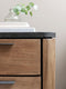 DTP Home Hanging TV stand Soho small, 2 doors, 2 drawers,42x150x40 cm, recycled teakwood and mortex