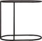 DTP Home Laptop table Terra BLACK,60x65x35 cm, oval, recycled teakwood
