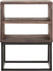 DTP Home Night stand Timber, 2 open racks,60x45x35 cm, mixed wood