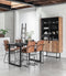 DTP Home Showcase Odeon No.2 high, 2x2 doors,220x120x40 cm, recycled teakwood