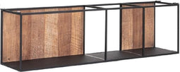 DTP Home TV wall element hanging rack Cosmo,43x180x40 cm, recycled teakwood