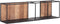 DTP Home TV wall element hanging rack Cosmo,43x180x40 cm, recycled teakwood