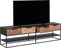 DTP Home TV wall element TV stand Cosmo, 4 drawers,50x180x40 cm, recycled teakwood