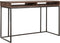 DTP Home Writing desk Timber No.1, 2 open racks,76x120x50 cm, mixed wood