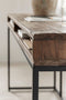 DTP Home Writing desk Timber No.1, 2 open racks,76x120x50 cm, mixed wood