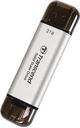 Transcend ESD310 - SSD 2TB - 1050MB/s Lezen 950MB/s Schrijven - Zilver