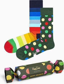 Happy Socks Giftbox - 2P Classic Holiday Sokken - Multi (2 stuks)