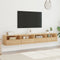 vidaXL - Tv-wandmeubels - 2 - st - 100x30x30 - cm - hout - sonoma - eikenkleurig