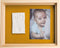 BabyArt Pure Frame - Gipsafdruk en Foto - Houten lijst - Hout/Geel/Groen