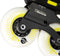 Powerslide Urban Imperial Skates Inlineskates - Maat 45/46 - Unisex - zwart/geel