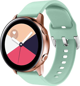 iMoshion Bandje Geschikt voor Samsung Galaxy Watch Active 2 (44mm) / Galaxy Watch Active 2 (40mm) / Galaxy Watch (42mm) / Galaxy Watch 40 mm / Galaxy Watch 3 41mm - iMoshion Siliconen bandje - Turquoise