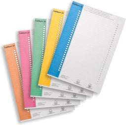 Elba etiketten voor hangmappen voor kasten nr. 9, blauw, 1 vel a 31 etiketten.