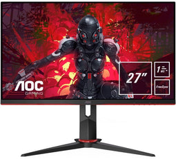 AOC 27G2U5/BK - 27" Full HD IPS Monitor - 75Hz 1ms FreeSync - Zwart/Rood