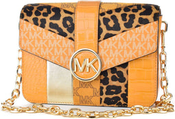 Handtas Dames Michael Kors 35F2GNML2Y-HNY-CMB-MULTI Geel 22 x 18 x 5 cm