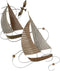 Wanddecoratie Home ESPRIT Bruin Gouden Jacht 42,5 x 4 x 77,5 cm