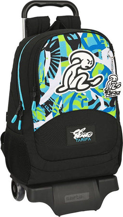 Schoolrugzak met Wielen El Niño Green bali Zwart (32 x 44 x 16 cm)