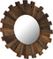vidaXL - Wandspiegel - 70 - cm - massief - gerecycled - hout