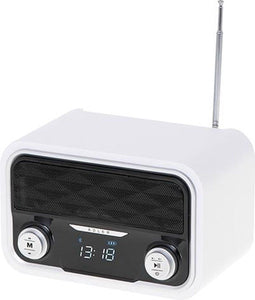 Adler AD 1185 - Bluetooth-radio - FM radio 50 zenders - Wit