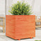 vidaXL - Plantenbak - 70x70x72 - cm - massief - grenenhout - wasbruin