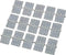 DU-BRO Hinges 16/28 Scharnier Rechthoekig Polyamide (l x b) 28 mm x 16 mm 15 stuk(s)