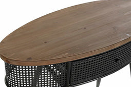 Console DKD Home Decor 90,5 x 39 x 78 cm Spar Zwart Metaal Bruin