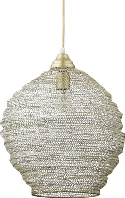 Hanglamp Lynn - Ø38x42 cm - E27 fitting - Messing