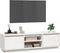 vidaXL - Tv-meubel - 140x35x40 - cm - massief - grenenhout - wit